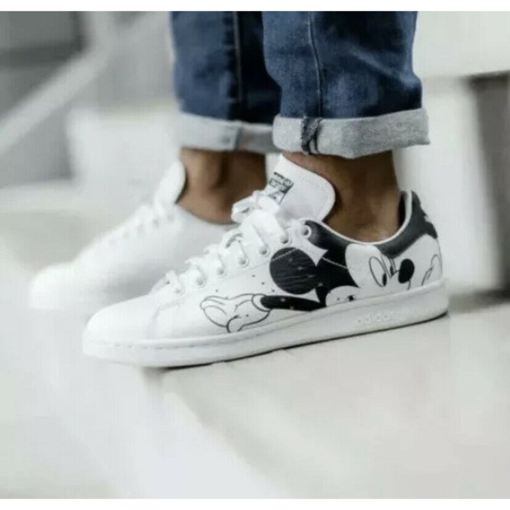 NIB Adidas Stan Smith Disney Mickey Mouse Sneakers - Picture 9 of 9